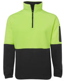Jb's Wear - Hi Vis 1/2 Zip Polar Fleece - 6HVPF