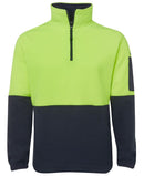 Jb's Wear - Hi Vis 1/2 Zip Polar Fleece - 6HVPF