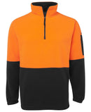 Jb's Wear - Hi Vis 1/2 Zip Polar Fleece - 6HVPF