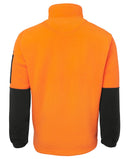 Jb's Wear - Hi Vis 1/2 Zip Polar Fleece - 6HVPF
