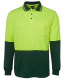 Jb's Wear - Hi Vis L/S Traditional Polo - 6HVPL