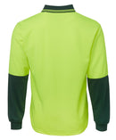 Jb's Wear - Hi Vis L/S Traditional Polo - 6HVPL