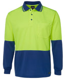 Jb's Wear - Hi Vis L/S Traditional Polo - 6HVPL