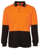 Jb's Wear - Hi Vis L/S Traditional Polo - 6HVPL