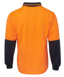 Jb's Wear - Hi Vis L/S Traditional Polo - 6HVPL