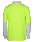 Jb's Wear - Hi Vis L/S Traditional Polo - 6HVPL