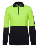 JB's Wear Hi Vis 330G 1/2 Zip Fleece 6HVPZ - Star Uniforms Australia