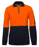 JB's Wear Hi Vis 330G 1/2 Zip Fleece 6HVPZ - Star Uniforms Australia