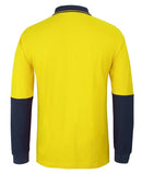 JB's - Hi Vis L/S Cotton Pique Trad Polo - 6HVQL