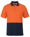 JB's - Hi Vis S/S Cotton Pique Trad Polo - 6HVQS