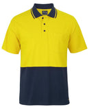 JB's - Hi Vis S/S Cotton Pique Trad Polo - 6HVQS