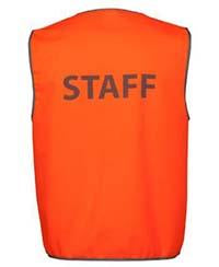 JB's Hi Vis Safety Vest Staff (6HVS6)