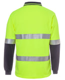 Jb'S Wear Hi Vis L/S (D+N) Traditional Polo 6Hvsl - Star Uniforms Australia