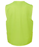 Jb's Wear - Hi Vis Zip Safety Vest - 6HVSZ