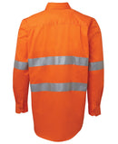 Jb'S Wear Hi Vis L/S (D+N) 190G Close Front Shirt 6Hwcf - Star Uniforms Australia