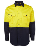 Jb'S Wear Hi Vis L/S 190G Shirt 6Hwl - Star Uniforms Australia