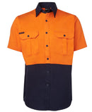 Jb's Wear - Hi Vis S/S 190G Work Shirt - 6HWS