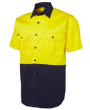 Jb's Wear - Hi Vis S/S 190G Work Shirt - 6HWS