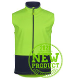 JB's Wear-Hi Vis Three Layer Softshell Vest - 6HWV
