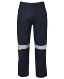 Jb'S Wear Mercerised Work Trouser With Reflective Tape 6Mdnt - Star Uniforms Australia