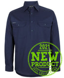 JB's Wear-Close Front L/S 150G Work Shirt-6WLCF