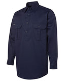 Jb's Wear - Close Front L/S 190G Work Shirt - 6WSCF