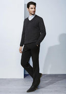 Biz Corporates Mens Adjustable Waist Pant Regular 70114R - Star Uniforms Australia