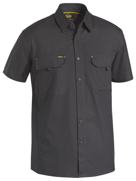 Bisley Mens X Airflow™ Ripstop Work Shirt Short Sleeve-BS1414