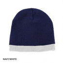 Grace Collection - Acrylic Two-Tone Beanie - AH097