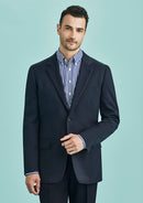 Biz Corporates Men's Single Breasted 2 Button Suit Jacket-80111