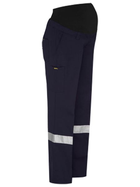 Bisley-Women's Taped Maternity Drill Work Pants-BPLM6009T
