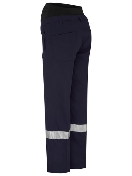 Bisley-Women's Taped Maternity Drill Work Pants-BPLM6009T