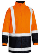 Bisley Two Tone Taped Hi Vis Rain Shell Jacket-BJ6966T