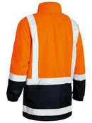 Bisley Two Tone Taped Hi Vis Rain Shell Jacket-BJ6966T