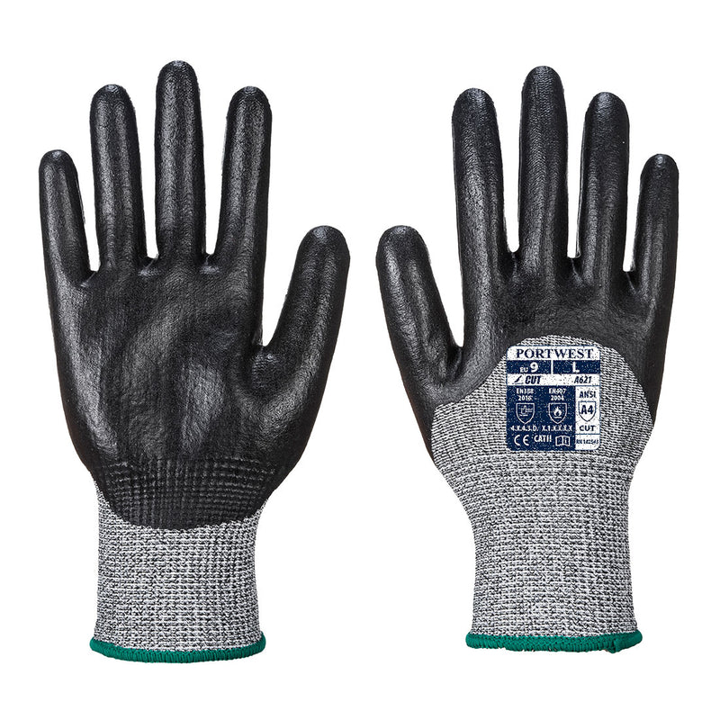 Portwest-A621 - Cut 3/4 Nitrile Foam Glove