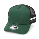 Grace Collection - AH456 - A-Frame Striped Trucker Cap