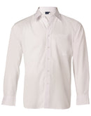 Winning Spirit-Men's Poplin Long Sleeve Business Shirt-BS01L