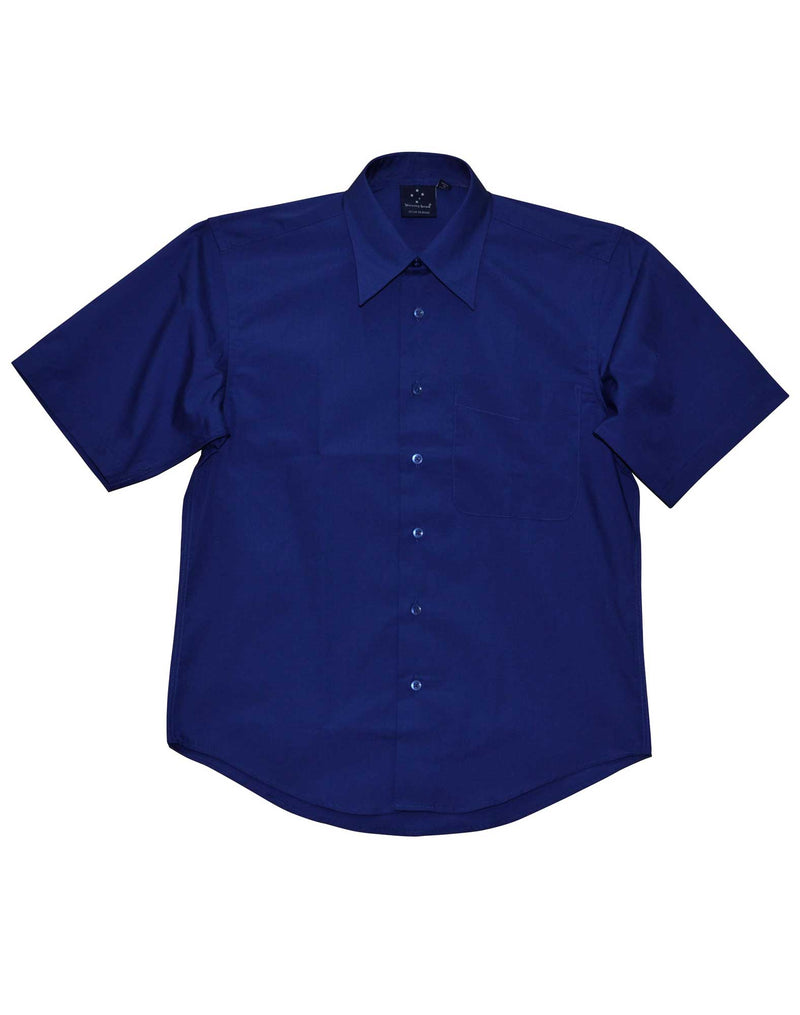 Winning Spirit- Men's Teflon Executive Short Sleeve Shirt -BS08S