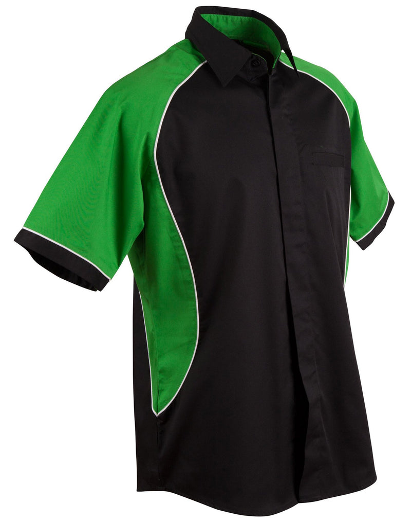 Winning Spirit-Men's Arena Tri-colour Contrast Shirt-BS15