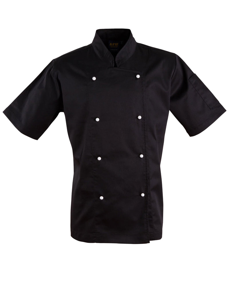 Winning Spirit-Chef's Short Sleeve Jacket-CJ02