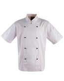 Winning Spirit - Chef's Short Sleeve Jacket - CJ02