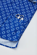 Biz Care Womens Easy Stretch Daisy Print Tunic  CS950LS - Star Uniforms Australia