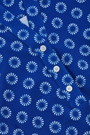 Biz Care Womens Easy Stretch Daisy Print Tunic  CS950LS - Star Uniforms Australia