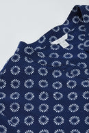 Biz Care Womens Easy Stretch Daisy Print Tunic  CS950LS - Star Uniforms Australia