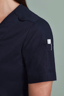 Biz Care - Parks Womens Zip Front Crossover Scrub Top -CST240LS