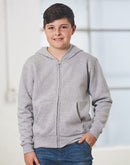 Winning Spirit- Kids' Double Bay Full Zip Fleecy Hoodie (FL03K)