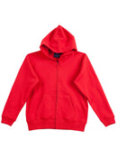 Winning Spirit- Kids' Double Bay Full Zip Fleecy Hoodie (FL03K)