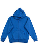 Winning Spirit- Kids' Double Bay Full Zip Fleecy Hoodie (FL03K)