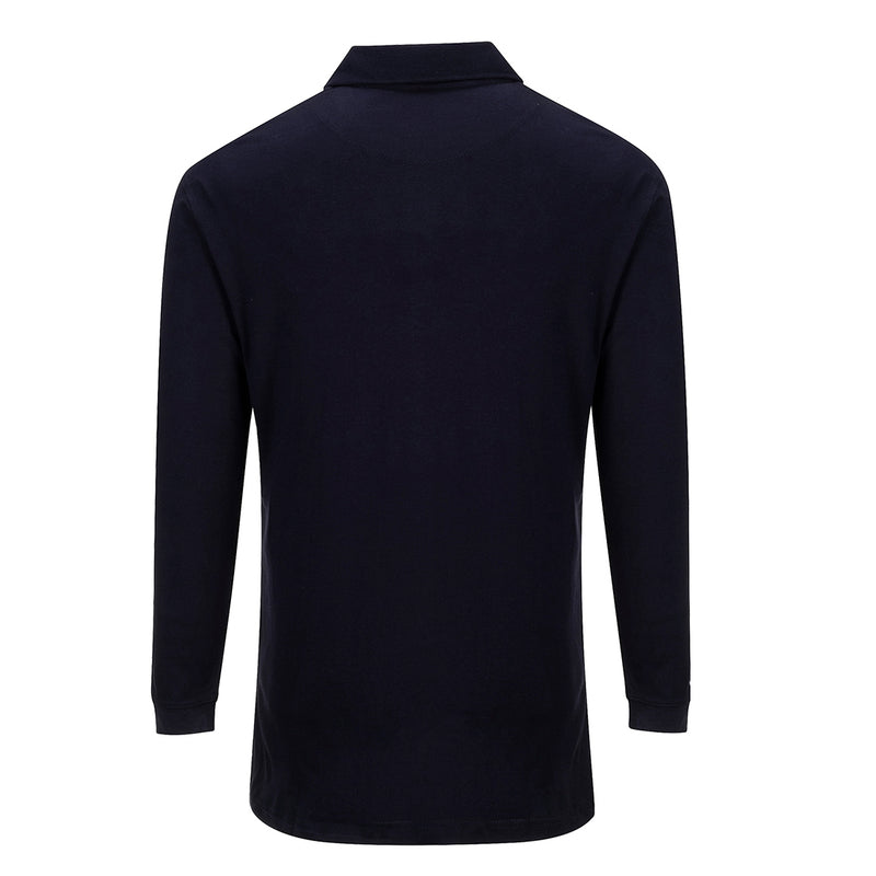 Portwest-FR10 - Flame Resistant Anti-Static Long Sleeve Polo Shirt