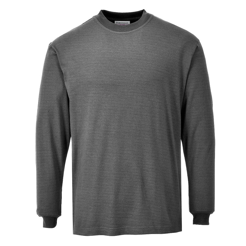 Portwest-FR11 - Flame Resistant Anti-Static Long Sleeve T-Shirt